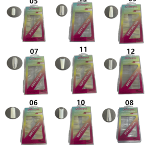 unha postiça soft gel 100un olinrovi