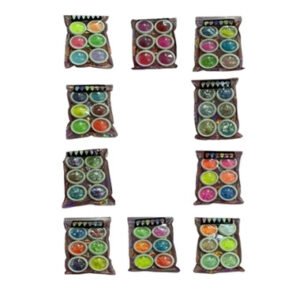 glitter  Decoração  para unha com 6un