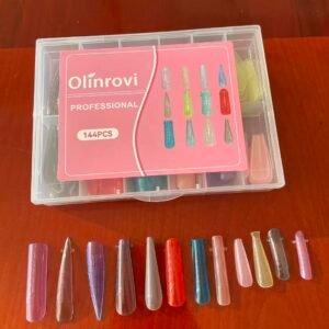 Molde F1 para unha gel colorido 144uni