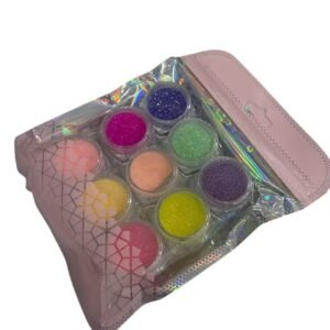 KIT Glitters Decoração Unha Gel Design Nail Art Manicure Bmjf 003