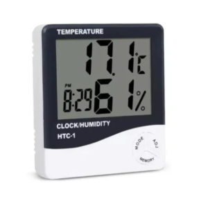 Termo-higrômetro Digital Relógio Temperatura Umidade