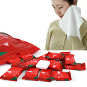 30Pcs Mini Toalha Compactada Mini Toalha Facial Compactada Descartável para Viagem