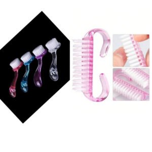 Escova Para Unhas Limpeza De Unha Gel Manicure Pedicure