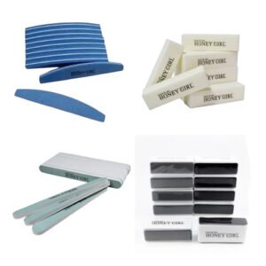 Lixas Para  Unha Gel Acrílico Polimento / polidora / blco honey girl