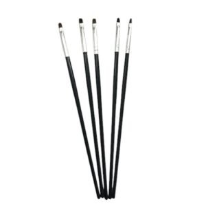 kit 5unidades pincel para unha gel pequeno