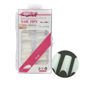 UNHA POSTIÇA COM 100UN  CURVATURA C  HONEY GIRL