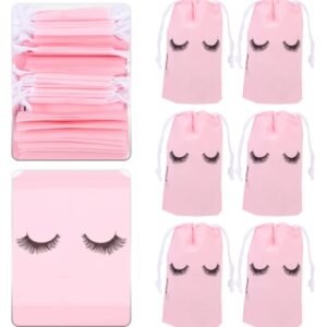 Drawstring Pouch Beam Storage Bag Frosted 50 Pcs
