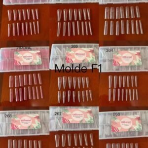 Molde F1 para unha gel 150UNIDADES