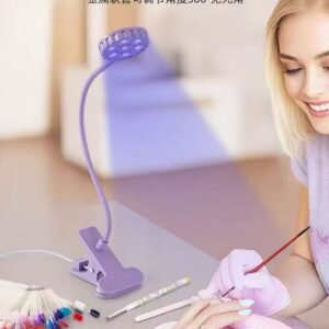 Mini Cabine Lanterna Clip De Mesa Led Uv Secagem Gel Unha esmalte em gel