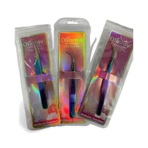 kit 3un Pinça  Extensão de Cílios olinrovi