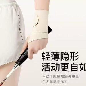 Munhequeira Esportiva Ajustável Suporte para Punho Leve Fina Confortável Proteção Academia Tênis ORV-371