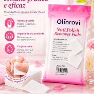 Len&ccedil;os 600un  Para Limpeza Das Unhas Algodao olinrovi