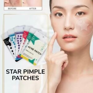 12uni Adesivo para Espinhas em Formato de Estrela | Acne Patch Hidrocoloide | Proteção para Acne | Absorve Cravos e Espinhas cor mistura