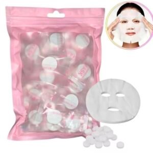 Máscara Facial Comprimida Limpeza Pele 30 Unidades Rosto