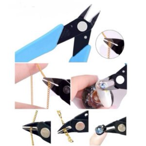Cortador de peças, Nail Art, Remoção, Alicate de unha 3D, Peças de joalheria, Corte em V, Strass, Removedor de fora