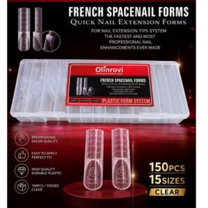 MOLDE F1 FRENCH SPACENAIL FORMS 150UN ORV-388