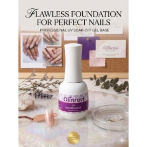 Base Gel UV/LED Olínrovi Professional 15ml - Soak Off De Alta Durabilidade