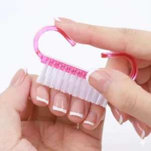 Escova Para Unhas Limpeza De Unha Gel Manicure Pedicure