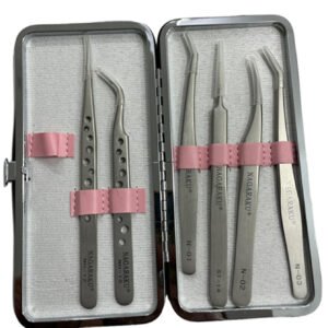 Kit Nagaraku Estojo Com Pinças Cílios