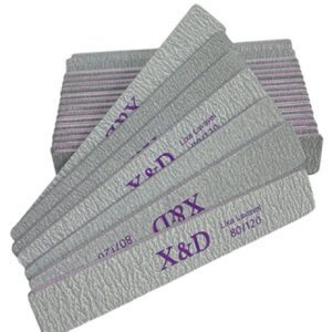 25unidades lixa unha gel Lavavel 80/120