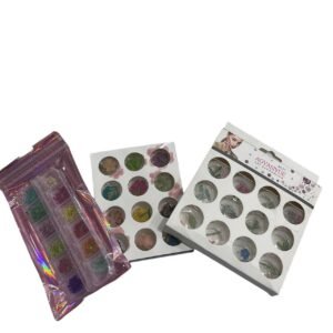 Flores Secas Encapsulamento Unhas Decoração Cores