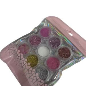 KIT Glitters Decoração Unha Gel Design Nail Art Manicure ORV-1218