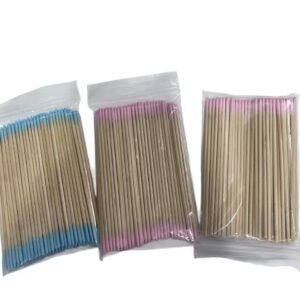 uma Palito com algodão 10cm tem cor