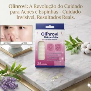 Adesivo Secativo para Espinhas Hidrocoloide Invisível – Absorve Acne Cravos – 36 Unidades
