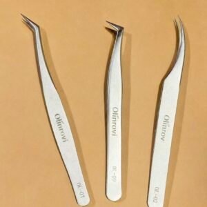 Pinça extensão cílios olinrovi