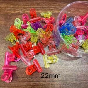 Kit 36 presilhas 22mm clip  acrilico para alongamento de Unha